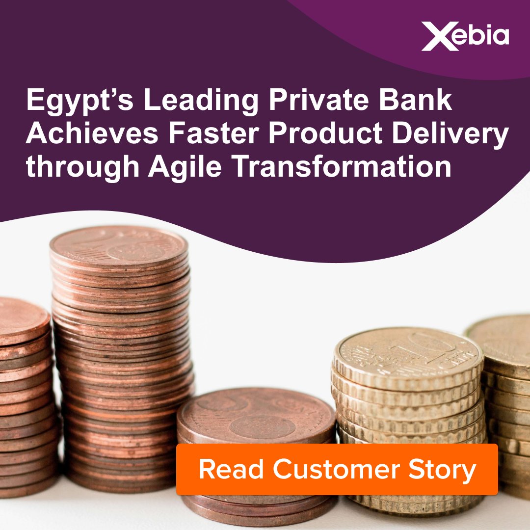 Unlocking Agility: Egypt's leading bank partners with Xebia to drive rapid and effective delivery, ensuring competitiveness and customer satisfaction. 

Dive into their Agile transformation journey here! hubs.ly/Q02vtBJB0

#Xebia #AgileTransformation #CustomerSuccess