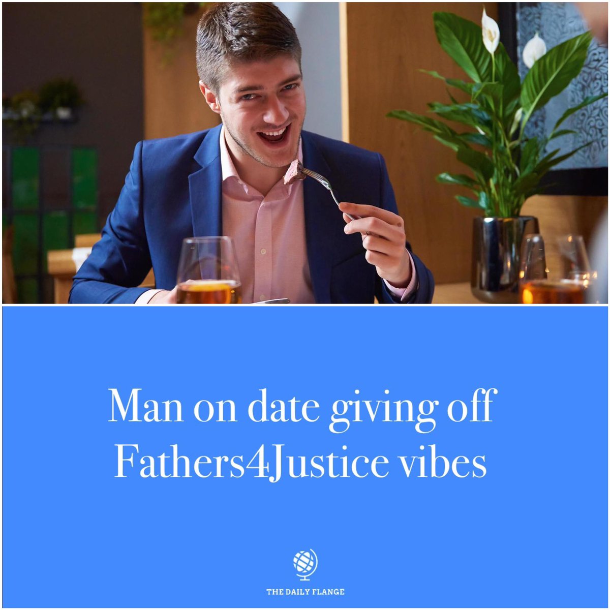 Why is dating so hard? 🤷‍♂️

thedailyflange.com/man-on-date-gi…

#Fathers4Justice #Vibes #Dating