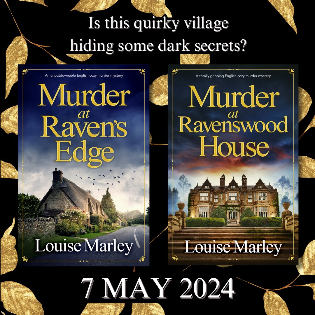 My #TuesNews is that the first two books in my new #CozyMystery series will be out a week today!

Pre-order here: amazon.co.uk/dp/B0CV1GZ5HW

Or request via #NetGalley here: netgalley.co.uk/catalog/book/3…

#CozyMystery #AnEnglishVillageMystery #RavensEdge @RNAtweets @Stormbooks_co