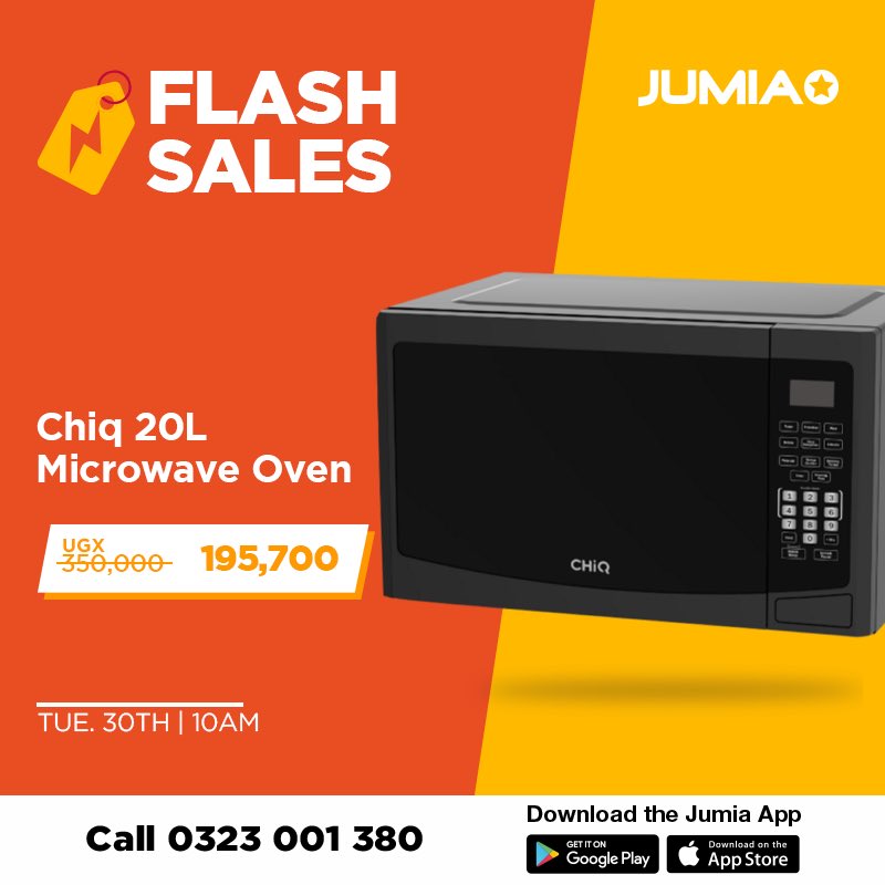 Grab your dream home appliance with today's 10AM Flash sales here >> t.ly/vYcws #JumiaHomeSale