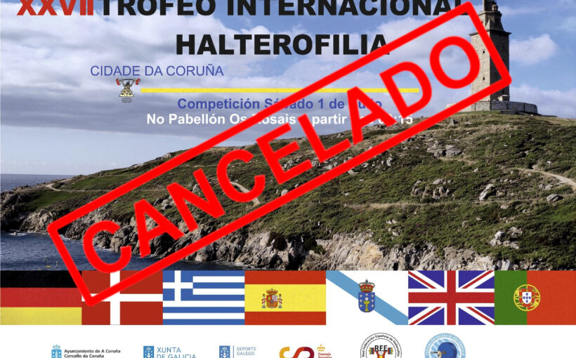 ❌La falta de ayuda municipal obliga a cancelar el XXVII Trofeo Internacional de Halterofilia. El ayuntamiento alega “falta de presupuesto para esta área” ¿Solo van 4 meses del presupuesto más alto de la historia y ya no hay dinero? Pedimos explicaciones halterofilia.org/comunicado-tro…