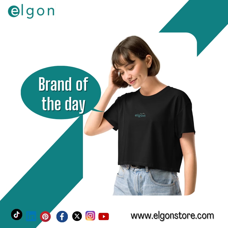 This crop top is made of 100% combed cotton, which makes the shirt extremely soft and more durable than regular cotton shirts.

elgonstore.com/index.php/prod…

#BeBoldBeBeautiful #FashionForward #style #ootd #clothingbrand #fashionista #FashionInvestment #BrandedQuality