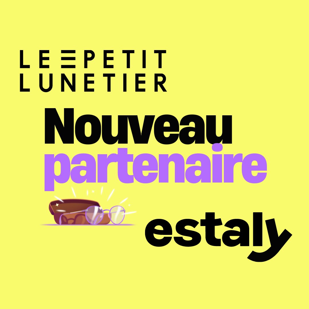 🤝 Estaly voit loin avec Le Petit Lunetier. 🎉Nous sommes ravis de vous annoncer une collaboration excitante ! Nous sommes en ligne sur le site du Petit Lunetier! 👋Fini les clients qui se plaignent de perdre leurs lunettes sans que nous puissions intervenir. @lepetitlunetier