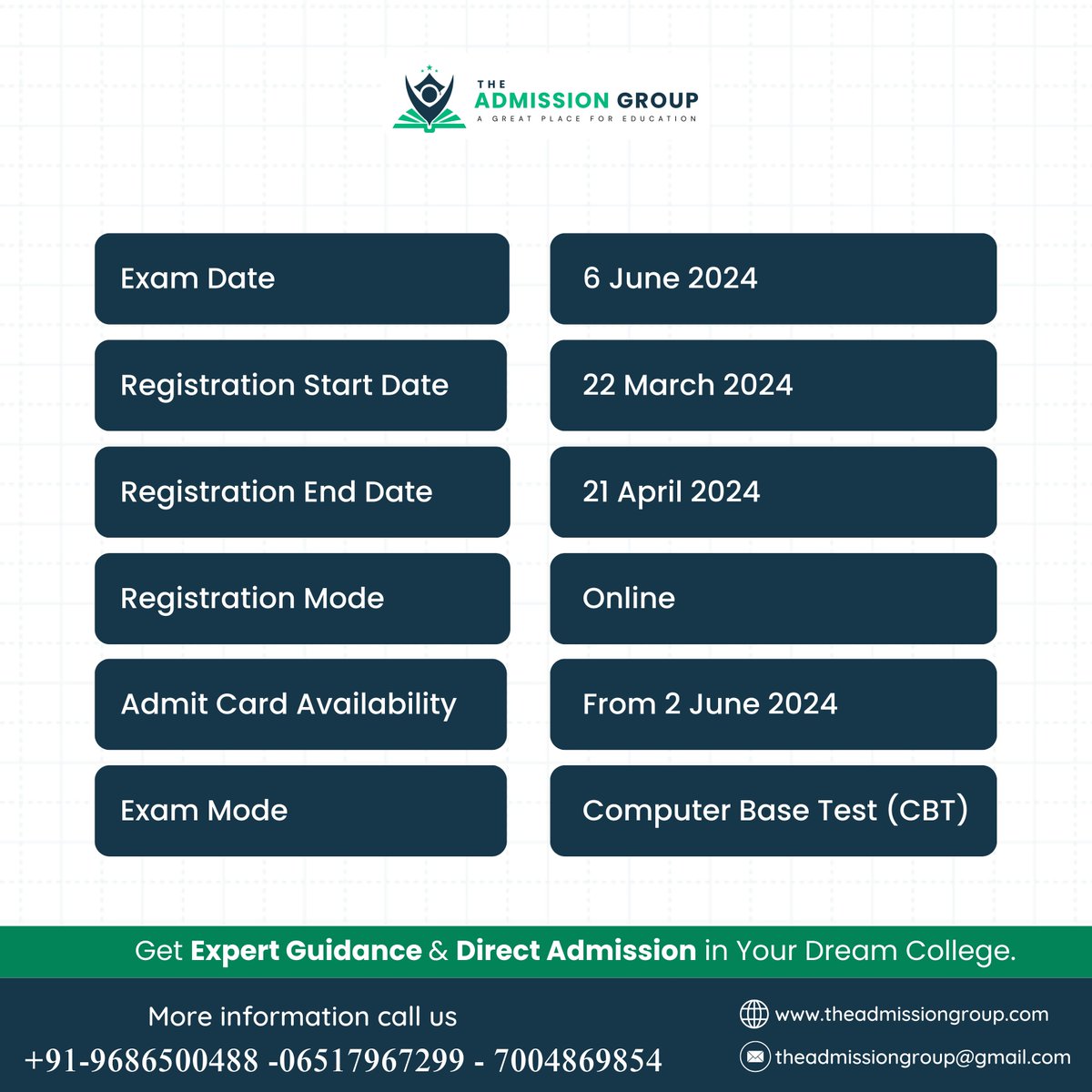 Discover all JIPMAT 2024 Exam details here! Gear up for success. Consult now

#JIPMAT2024  #JIPMAT2024 #ManagementExam #SuccessInManagement #JIPMATPreparation #EntranceExam2024 #ManagementSuccess #JIPMATDetails #2024ExamPrep #JIPMATSuccess #GetExamDetails #theadmissiongroup