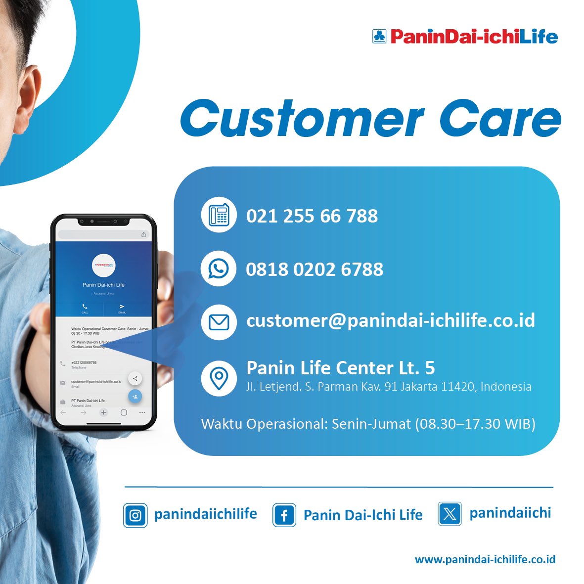 panindaiichi's tweet photo. Biar nggak salah alamat, catat nih kontak resmi Panin Dai-ichi Life.
Jangan lupa di save dan share yaa 😊
 
#PaninDaiichiLife #ByYourSideForLife #SahabatSetiapWaktu https://t.co/ZE006Fe5t5