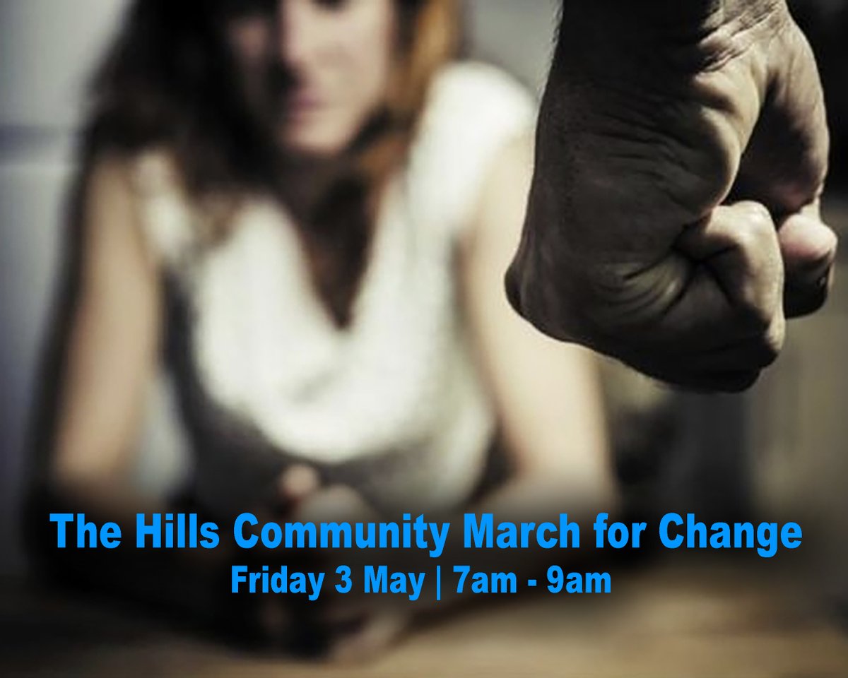Domestic and family violence is a community problem in Australia. We need to work together to end this violence. 

Read more at hillstohawkesbury.com.au/event/the-hill…
#MarchForChange #domesticviolencesurvior #DomesticViolenceAwarenessMonth