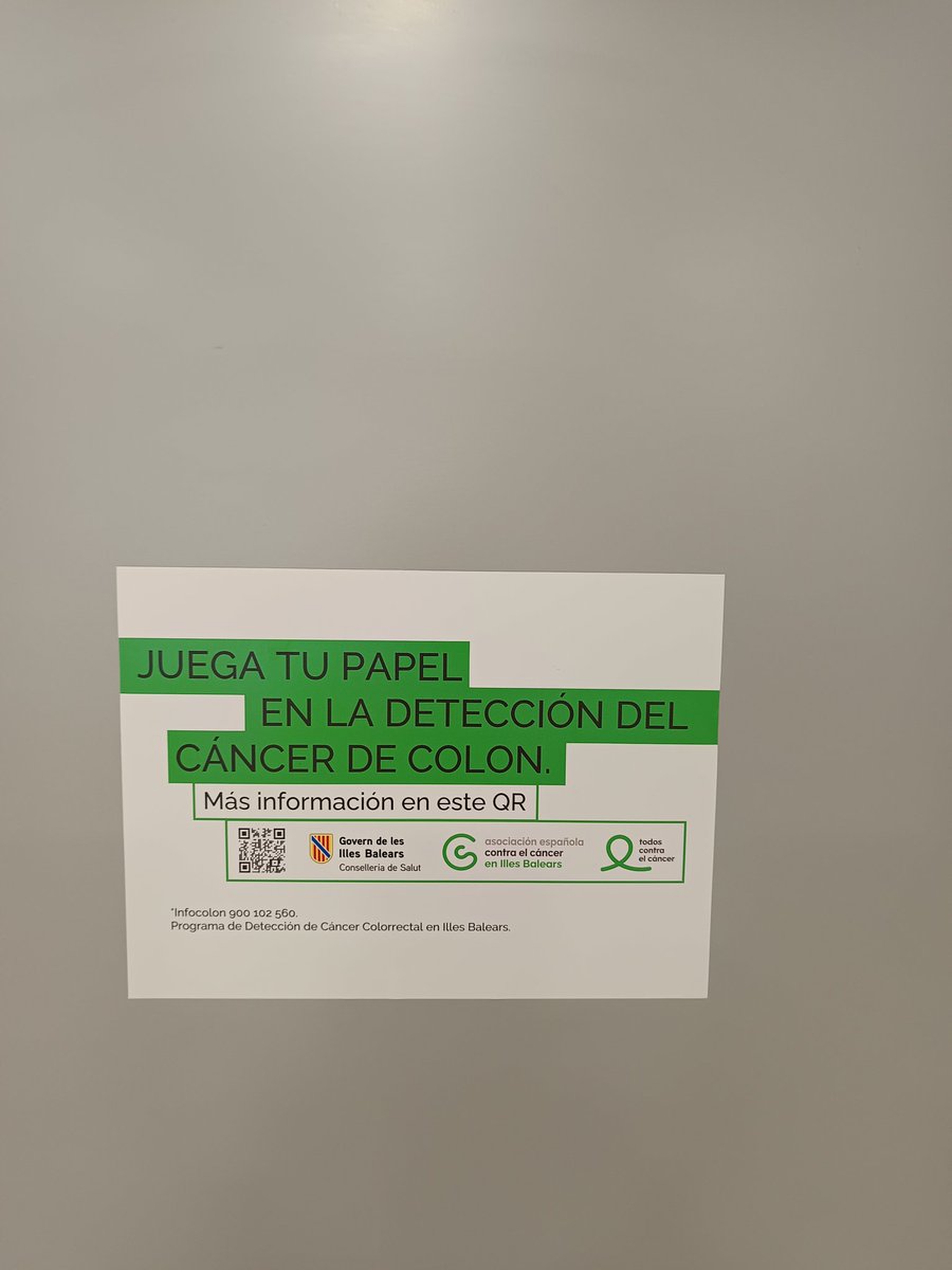 Juega tu papel en la Prevención Cáncer de Colon,acude a tu Médico de Familia . Centre de Salut Valldargent