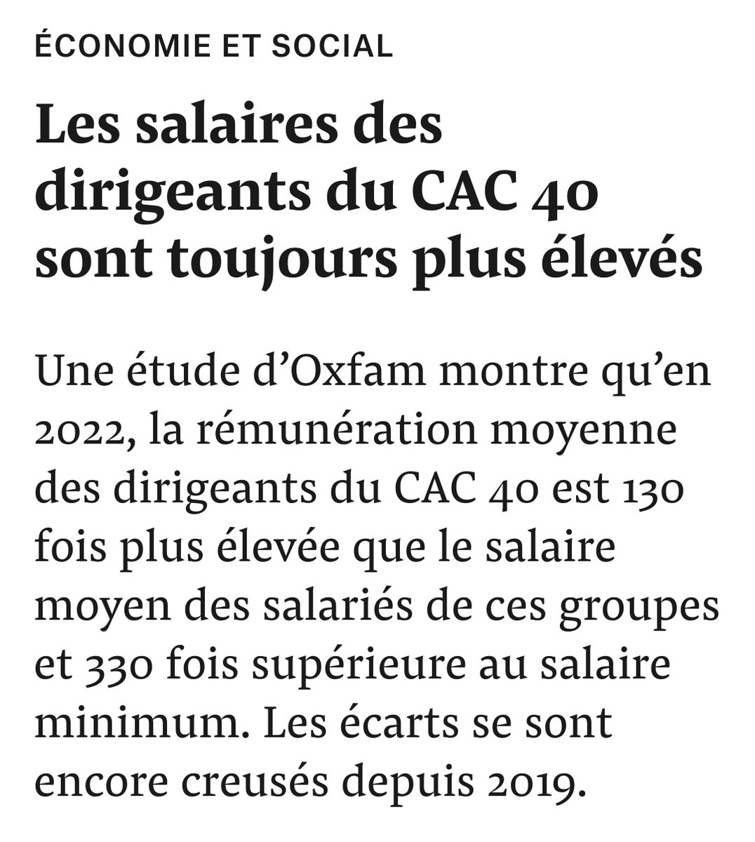 Alors qu'on se bat comme des chiens pour maintenir un service public de santé à #Toulouse... 40 types se partagent 300 millions d'euros de salaire.

De quoi recruter 10 000 infirmiers !