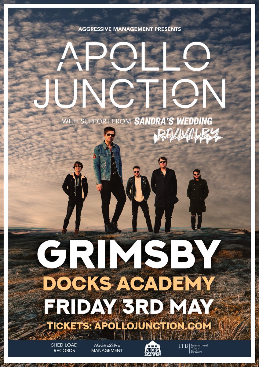 !!!   This Friday   !!!

Our first hometown gig as a signed band is a banger with the awesome @ApolloJunction and @SandrasWedding at @DocksAcademy .

#SYDTF