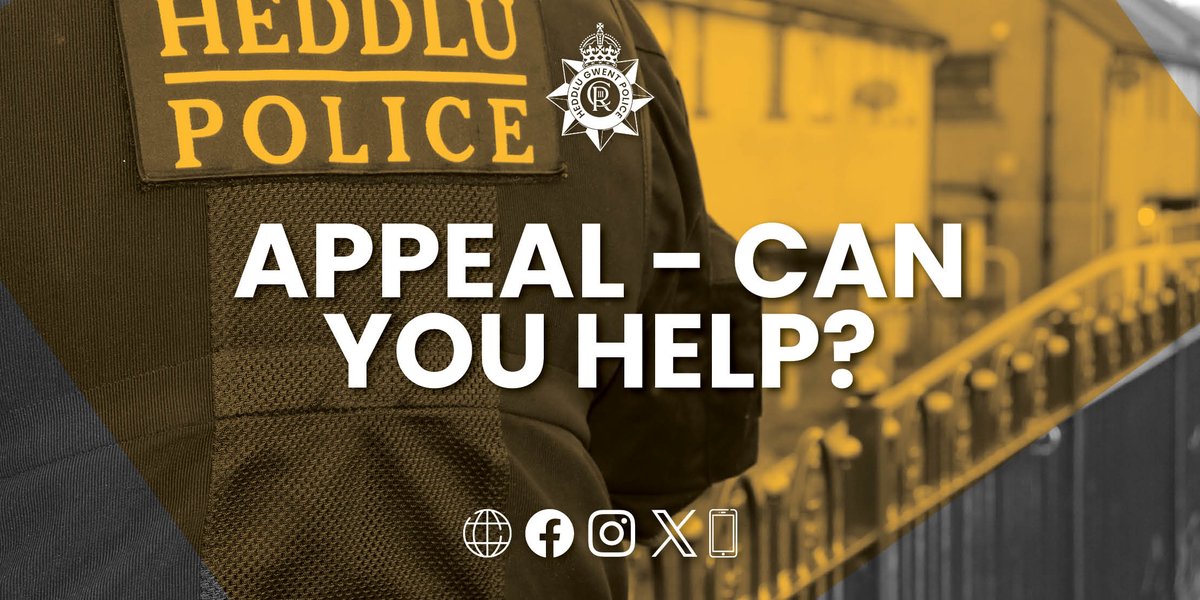 ⁉ Can you help?

❗We've received a report of a stolen bag from Cwmbran Town Centre - the bag is believed to have been taken between Monday 8 April and Friday 12 April. 

ℹ The bag is described as a grey man bag and contained sentimental items including an A5 sketchbook.