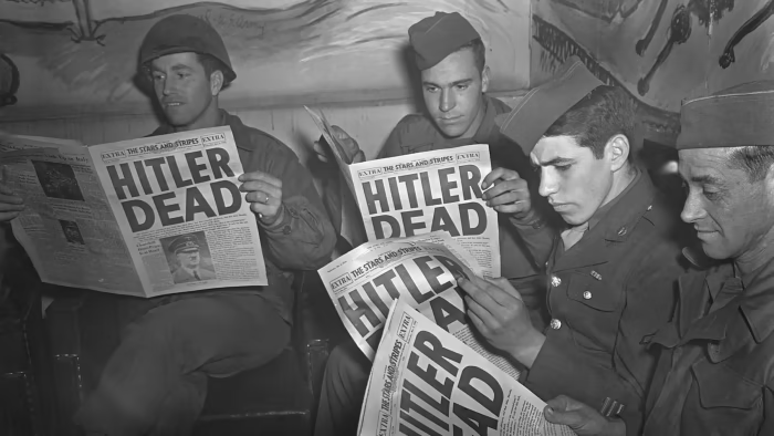 On this Day - 1945, Adolf #Hitler, leader of Nazi Germany, committed suicide in his bunker in Berlin as Soviet forces closed in. His Third Reich would survive him by barely a week. #OTD