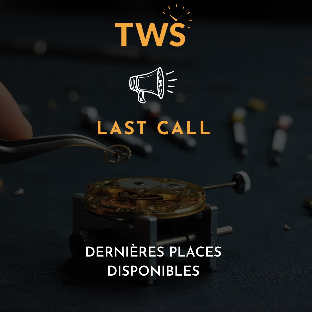 Dernier appel aux exposants ! 🚨
 
Dépêchez-vous de réserver votre espace avant qu'ils ne soient tous pris ! Pour plus d'informations et pour vous inscrire, contactez-nous par email dès maintenant.
 
👉 communication@tws-swiss.com

#TWS2024 #Event #Innovation #Lastcall