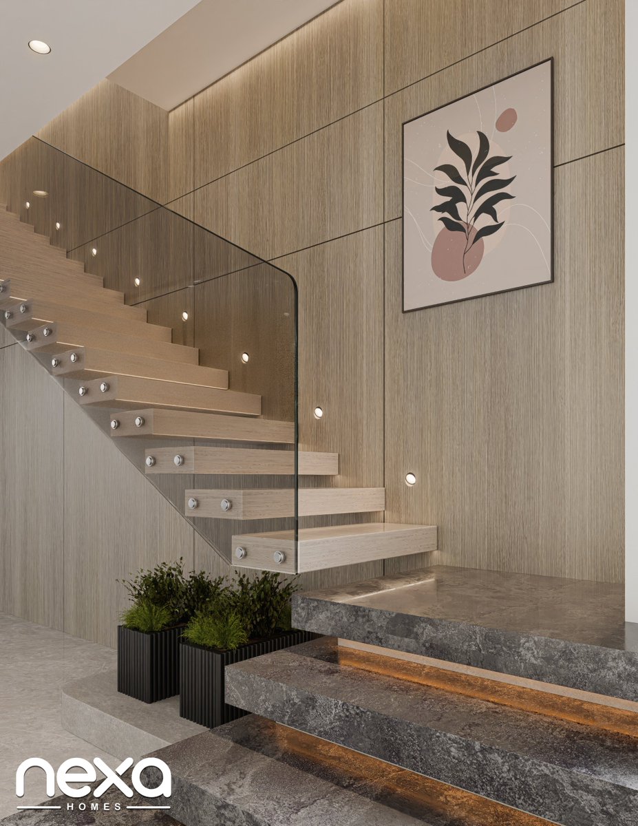 Elevate your living space with the exquisite luxury of our designer staircases, enhancing the perfection of your home. Make your dream home a reality with Nexa Homes today. 🏠✨
.
#staircase #staircasedecor #staircasedesign #livingroominterior #livingroom #interiordesign