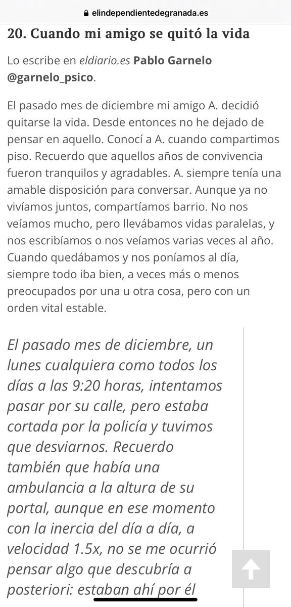 🔴@sanidadgob prepara reducir/eliminar #medicación en #saludmental cuando NO sea necesaria

➡️#Hospital del futuro desde #AtenciónPrimaria @XBayona

🔴2 estudios @canalUGR muestran el efecto + de la #melatonina en prevención #obesidad

#crónicassanitarias

elindependientedegranada.es/ciudadania/xxx…