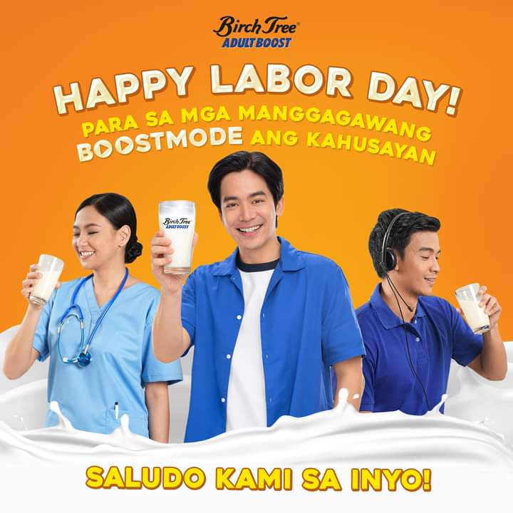 Pagpupugay sa mga manggagawang nakaka #BOOSTMODE ang inspirasyong dala! Inyo ang araw na ito! 👷‍♂️🎉 Happy Labor Day from @BirchTreeABoost @iamjoshuagarcia 💪 © facebook.com/share/p/9Lr1pi…