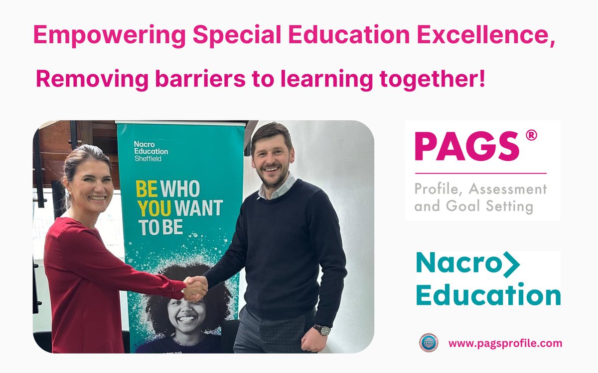 🌟Breaking barriers in learning! Excited to partner with @Nacro Education - thank you for choosing PAGS Assessments & Provision for your SEN needs 🌟 Discover more at pagsprofile.com/blog-posts/pag… #education #SpecialEducation #edtechchat #schools