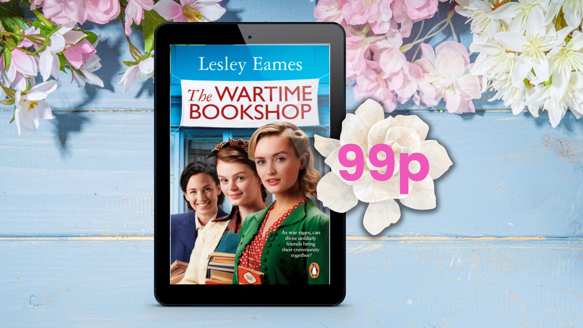 LAST DAY at 99p! With more books in The Wartime Bookshop series on the way, get started on the first book for just 99p (ebook or audio). World War II is raging and the people of Churchwood are struggling... amzn.to/3OMBYoJ #tuesnews @RNAtweets #HistoricalFiction