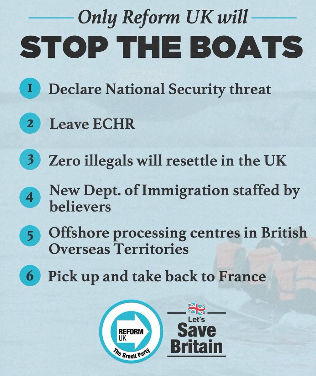 ⁦@reformparty_uk⁩ 
#StopTheBoats