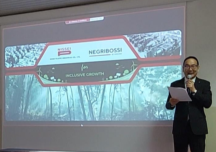 When have we ever seen a President who greets everyone, regardless of level, with a smile and a firm handshake, and who arrives at work in a small car? We are honoured to have a Pres. who also sets a fine example of how to behave towards others! 
 Thanks M. Yoda <a href="/NegriBossiGroup/">Negri Bossi Group</a>