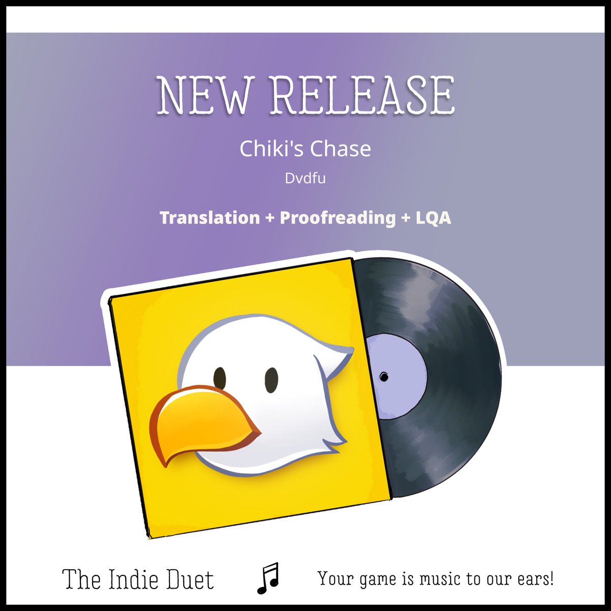 Embark on a perilous journey through a wild wild world in pursuit of the very important -and relatable- goal of GETTING HOME AND GOING TO BED.

🦅🐸🐰😼

<a href="/dvdfu/">greeny 🍀 (account archived)</a>'s awesome runner Chiki's Chase is now available in French, and we had something to do with it!