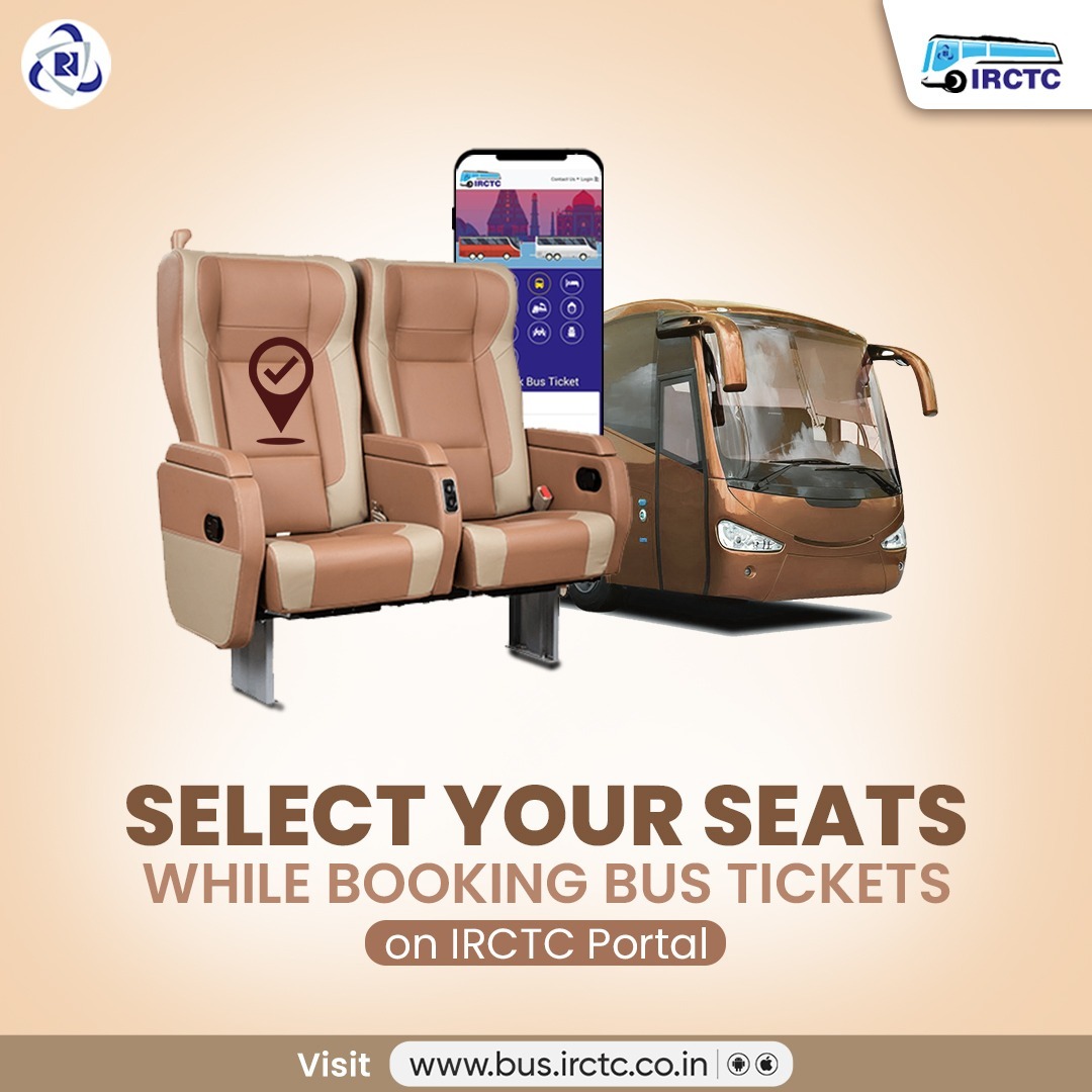 You can easily select whichever seat you prefer out of the available options on the IRCTC portal.

Book bus tickets on bus.irctc.co.in today.

#DekhoApnaDesh #Travel #Booking #Bus #travellers #vacation #Holiday #visitindia