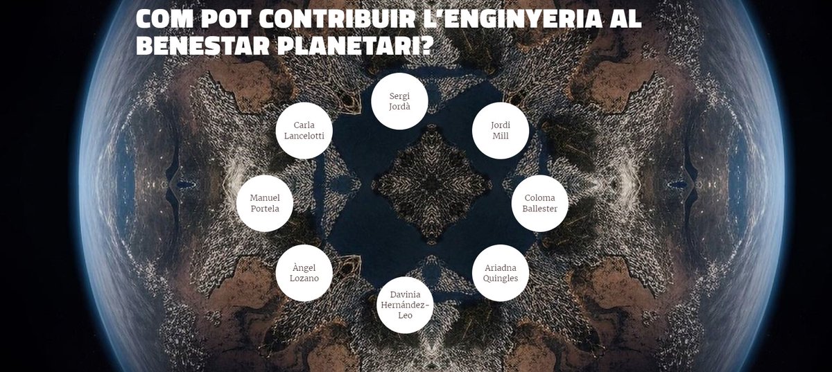 🌍❓ Com pot contribuir l’enginyeria al Benestar Planetari? Descobrim l’opinió de vuit experts UPF que han compartit al #Calidoscopi de la revista digital #360upf 👉 tuit.cat/CcjzT