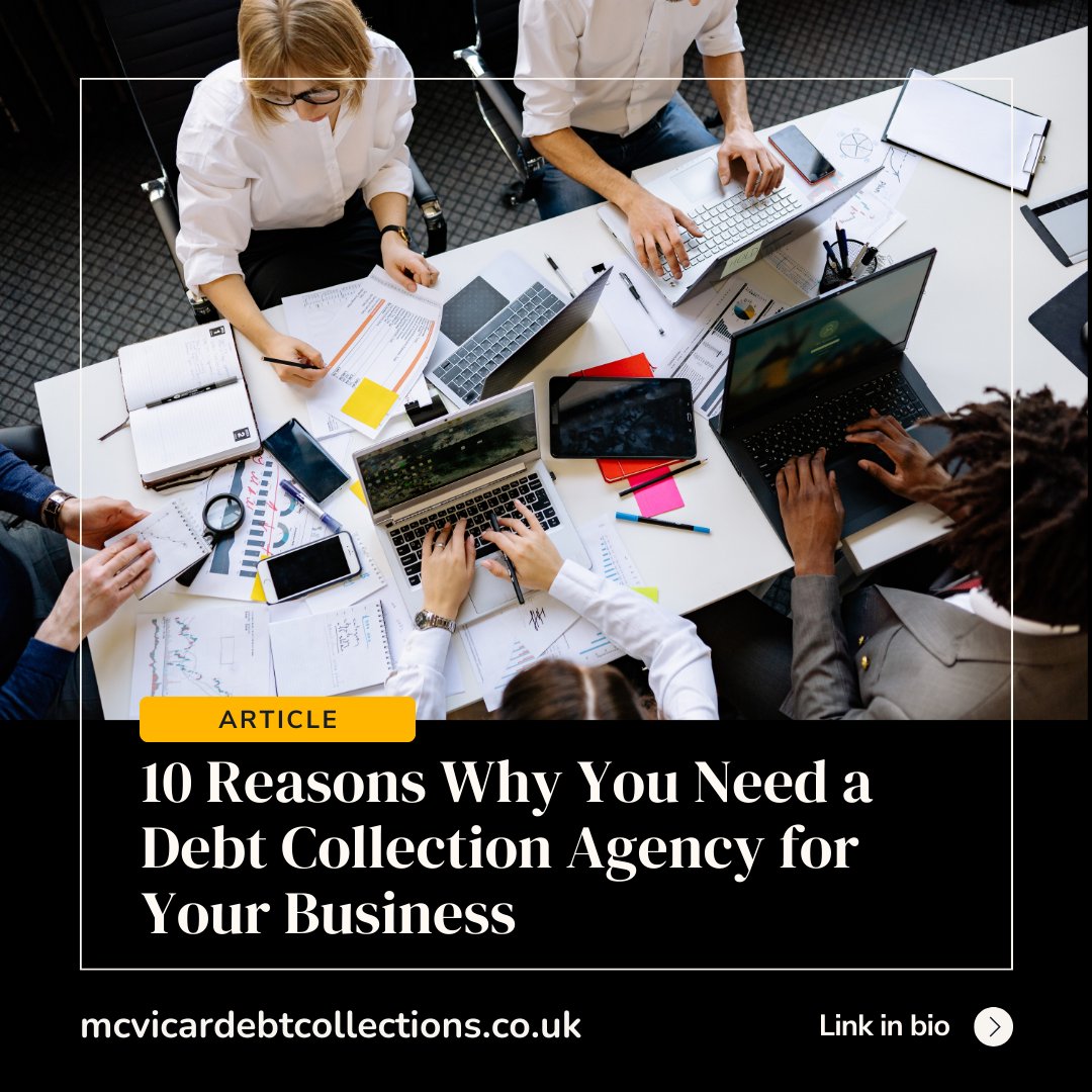 Check our our article '10 Reasons Why You Need a Debt Collection Agency for Your Business' mcvicardebtcollections.co.uk/10-reasons-why…

#UKBusiness #BusinessOwnersUK #DebtCollectionUK #UKEntrepreneurs #SmallBusinessUK #UKStartup #BusinessDebtUK #UKBiz #BusinessOwnersUnited #UKBusinessesNetwork