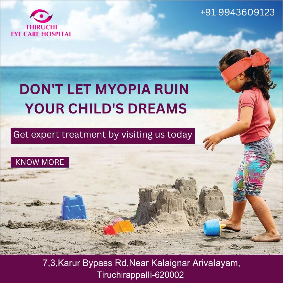 Erase Myopia, Embrace Clarity.

For consultations, Thiruchi Eye Care Hospital.

Phone No: '+919943609123.

#eyehealthcare #eyetreatment #thiruchieyecarehospital #besteyehospitalnearme #besteyehospitaltrichy #eye #eyehealthtips #trichy #besteyehospital #trichyeyehospital #eyecare