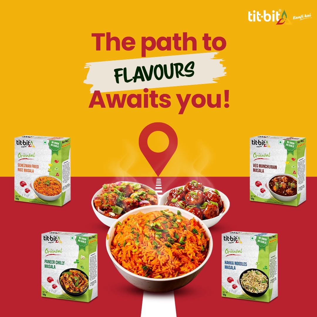 Ever heard about the most flavorful and aromatic spices? That's right, it's Tit-Bit spices. 😋

🛒Shop Now : bit.ly/TitBitSpicesCo…

#TitBitSpices #TitBit #KaafiHai #NONG #chinese #spice #masala #indianspices #tasty #foodie #hakkanoodleslovers #delicious #spiceitup #foodgasm