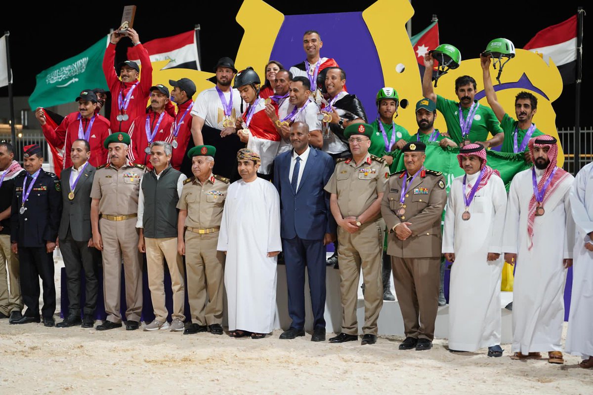 توج المنتخب المصري بكأس البطولة الدولية العسكرية لالتقاط الأوتاد وجاء المنتخب الأردني بالمركز الثاني والمنتخب السعودي بالمركز الثالث