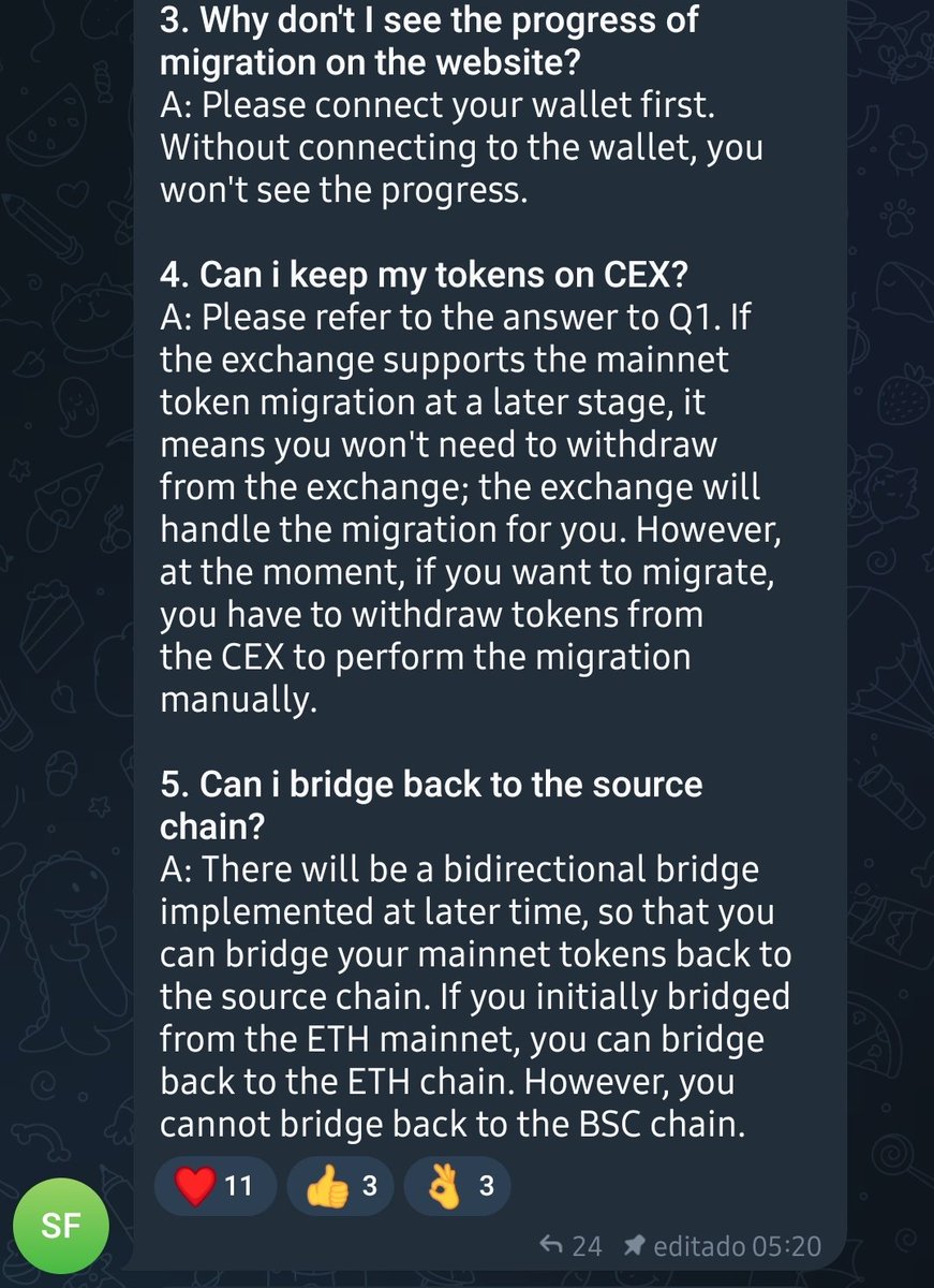 2 year window to complete the $TRIAS migration, so don't worry about this process, eventually some cex will support the migration and add the TEP20 Trias chain. tscscan.io  is active and operational, at the end of the month you can claim your TEP20 Trias. FAQ⬇️⬇️⬇️