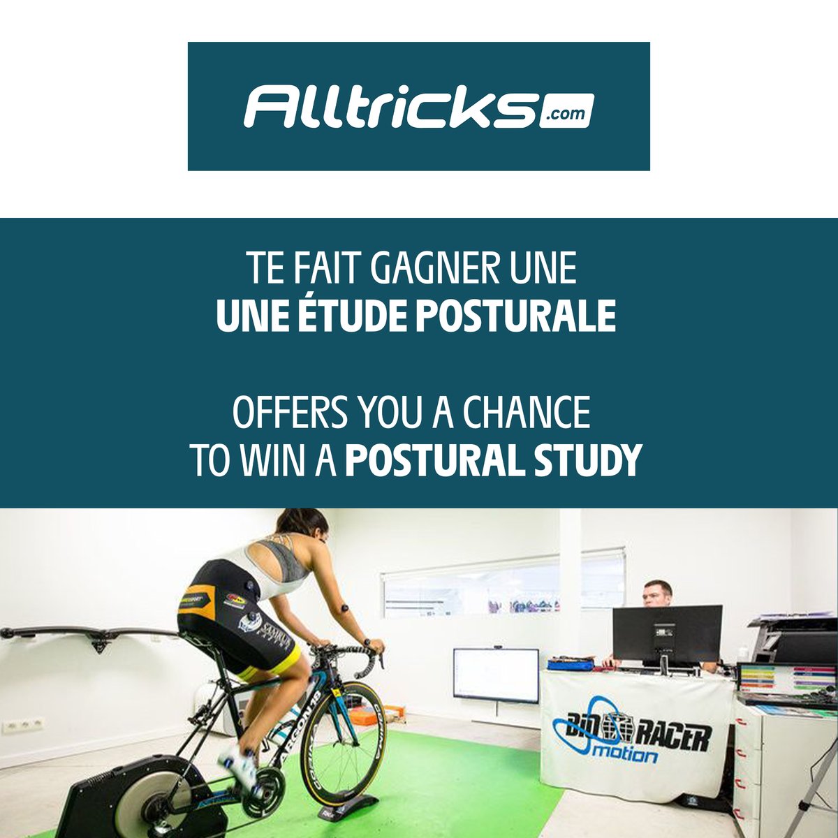 By taking part in #LEtapeduTour Connectée, you have the chance to win a postural study by Alltricks! The aim is to suggest the perfect position for you to reduce pain and increase your performance. 🚴‍♂️ 👉 bit.ly/44kh4Xc