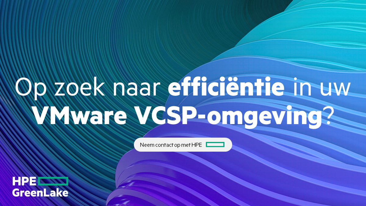Ontdek hoe HPE CloudPhysics u kan helpen bij het navigeren door het nieuwe VCSP-licentiemodel:

✅ Inzichten binnen 15 min.
✅ Overzicht van al uw hardware en licenties
✅ Advies voor een optimale inrichting
✅ Bespaar op hardware en licenties

Neem contact op met uw HPE-contact!