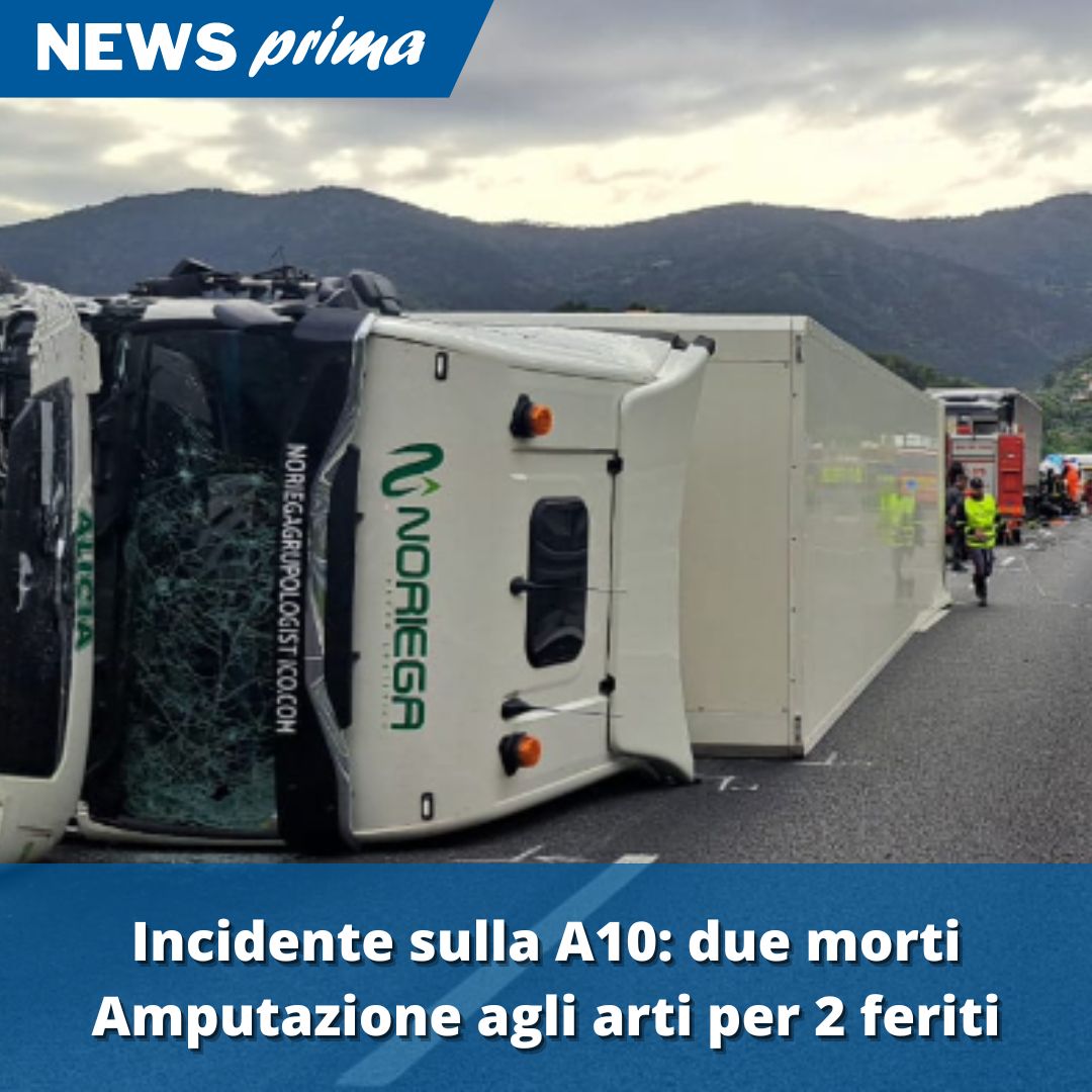 LEGGI: newsprima.it/top-news/incid…

#incidente #incidentemortale #a10 #morti #feriti #vittimedellastrada #liguria #amputazione #autostrada #incidentestradale #soccorsi #cronaca #news #notizie #sanremo #30aprile