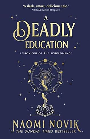 I had such a blast reading @naominovik's Scholomance series! 
I have to admit, my favourite is the first, A Deadly Education—the title delivers on its promise and how! 
Plus! What a fun voice! 
Thanks for the rec, @svaniparekh ✨
#book #BooksWorthReading