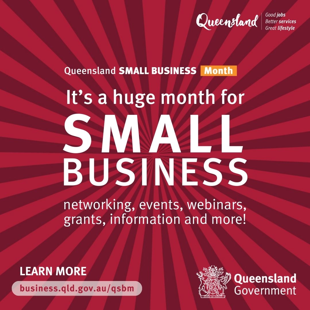 QLD Small Business Month is here! ⭐ Our small businesses are the backbone of our state, connecting people not just to services and products but to their community ♥♥ This month, we’re celebrating owners, operators and managers, so tag a small biz you love 👇🏾