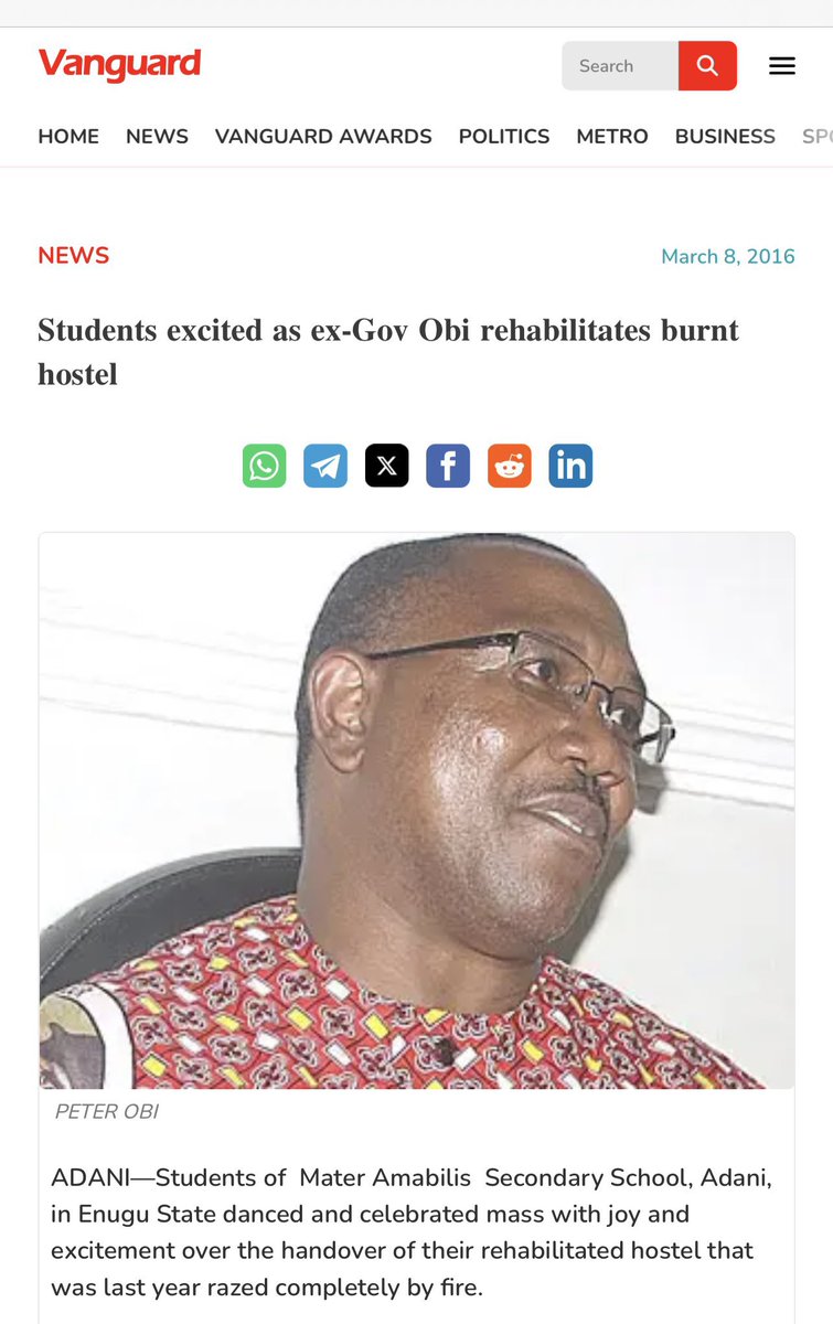 Dem use education swear for this man? Anytime he hears education, all the hairs on his body would stand gidigbam. Imagine, running down to another state to rebuilt a burnt hostel... They should kukuma give him the father of education in Nigeria.