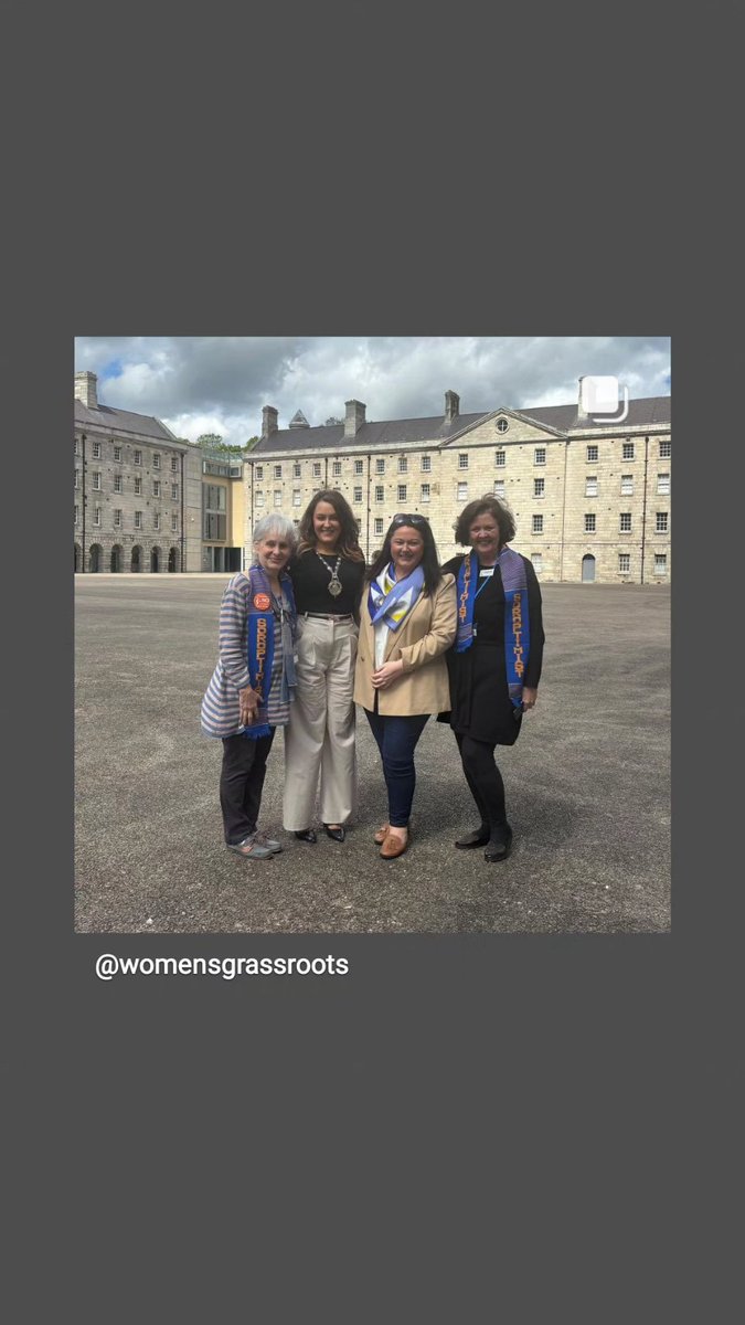 Never underestimate the feeling of connection when you meet another #soroptimist @Activism23 we travelled to @NMIreland to tell our stories of #femaleactivism and we made the beginning of our new stories @SIGBI1 @AislingNolan_x @callyauckland @scsuzie963