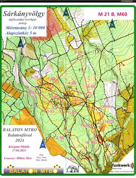 Balaton MTBO Middle - April 27th 2024 - Orienteering Map from Jankó, Tamás omaps.worldofo.com/?id=353024&utm…