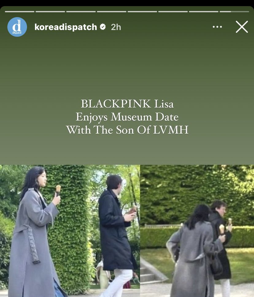 blink971002's tweet image. Korea Dispatch instagram Story 😍

#LISA #FREDERICARNAULT #fredlisa #JENLISA