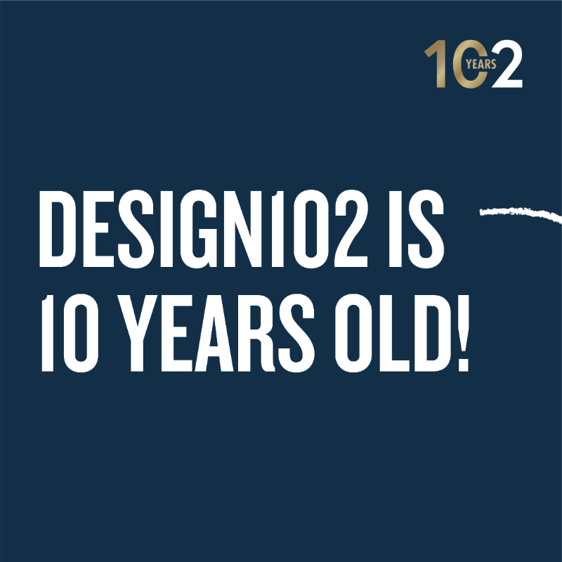 design102studio's tweet photo. This month, Design102 is 10 years old! 

Read our interview with Managing Director, Peter Rainey, who reflects on a decade of creativity, innovation and growth: https://t.co/leTS3kUOOx