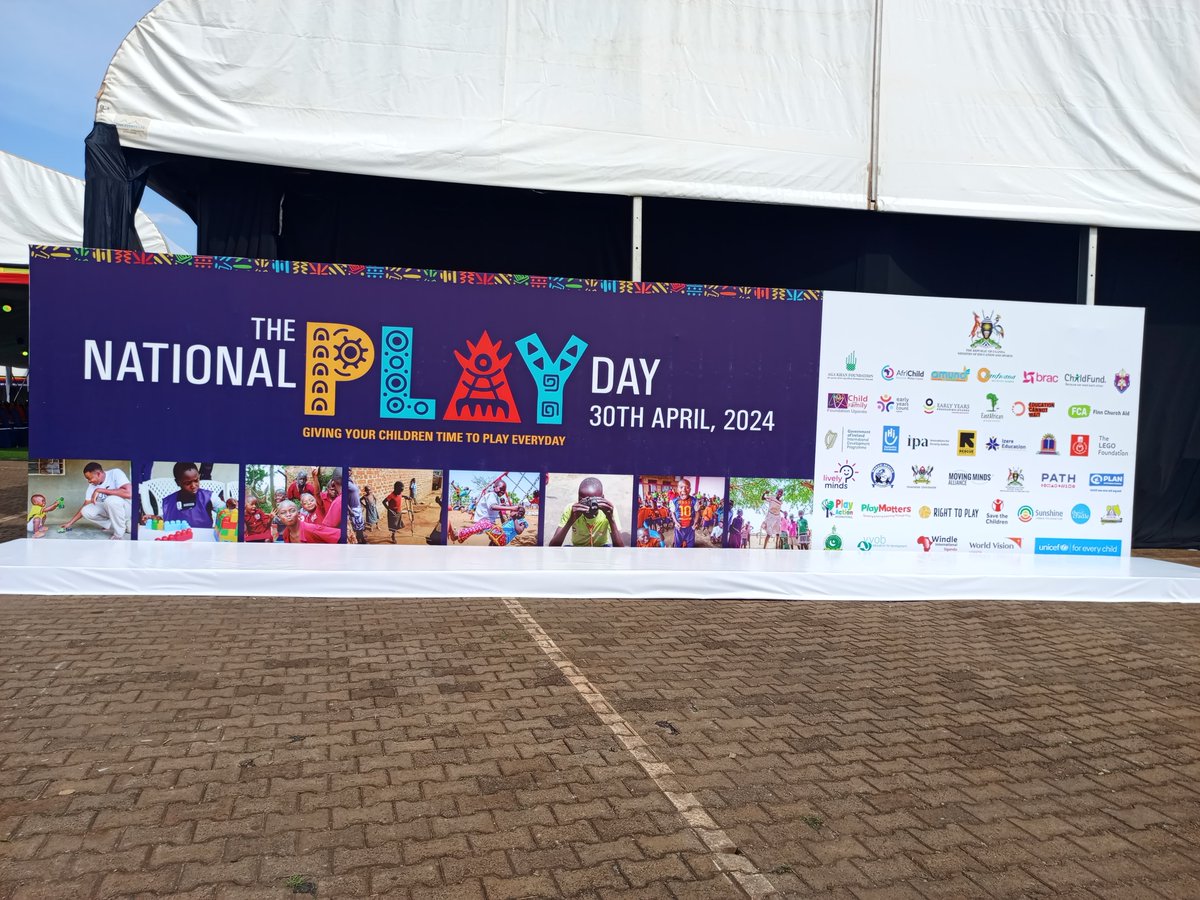 Today @PlanUganda alongside @GovUganda and other child rights partners are part of the inaugural commemoration of the #UgPlayDay taking place at Kololo Independence Grounds @LEGOfoundation @fca_uganda @BantwanaUg @VVOBinUganda