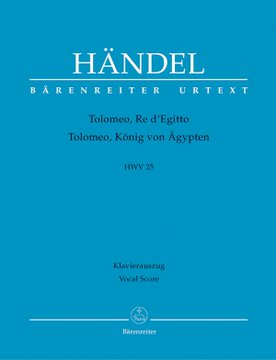 On this day in 1728 the first performance of Handel Tolomeo rè di Egitto took place at the King's Theatre London