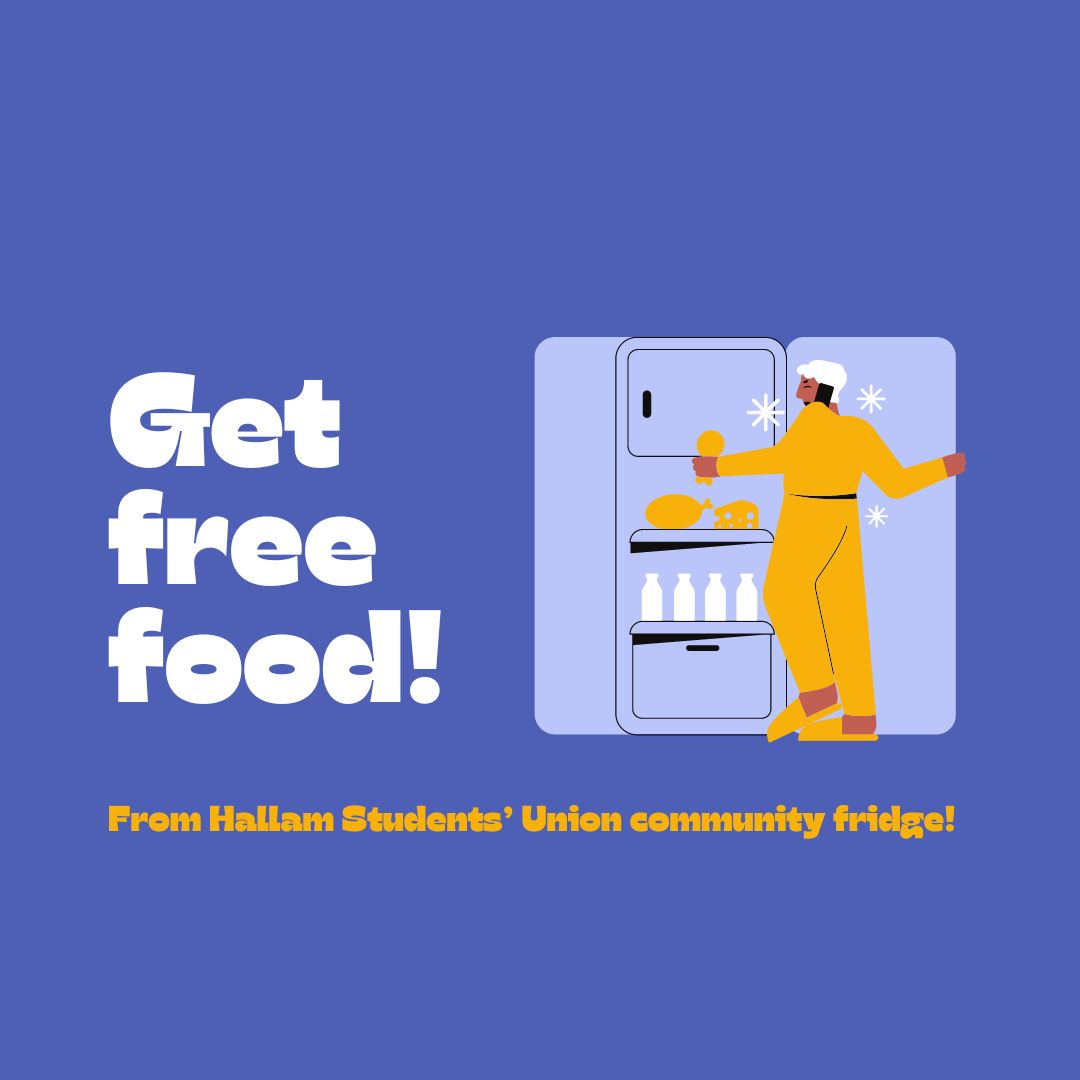 HALLAM STUDENTS' UNION | Cost of Living Shop
Get free food!

Hallam Students' Union have created a Cost of Living Shop that’s home to a community fridge – a space providing free food for students that need it most. 

Find out more at hallamstudentsunion.com/news/article/6…

@hallam_su