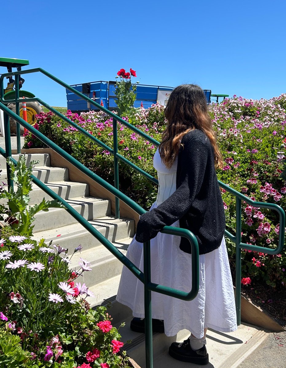 veryfawny's tweet photo. when the farming sim players go to the flower farm ! (ღ˘⌣˘ღ) https://t.co/wZwIxJMZju