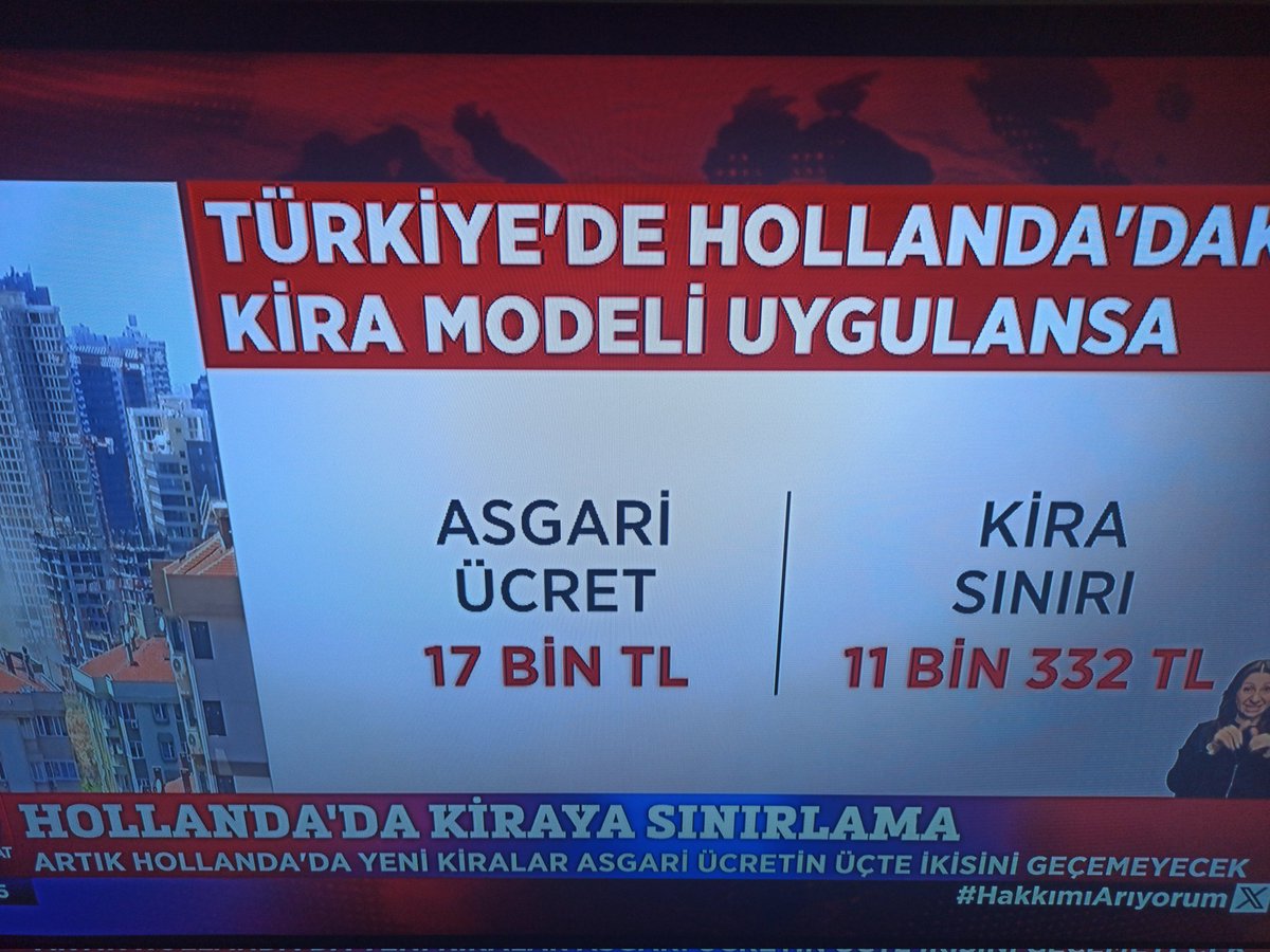 @nowhaber @karagozilker HOLLANDA: Kuşbaşı et: 11 EURO Kira sınırı: 1235 EURO = 112 KG ET TÜRKİYE: Kuşbaşı et: 600 TL Oradaki kira sınırı burada uygulansa kira sınırı: 67 BİN TL olur! 'HOLLANDA'DA sınır asgari ücretin 3'de 2'si oldu' diye vermek yerine böyle versenize haberi!