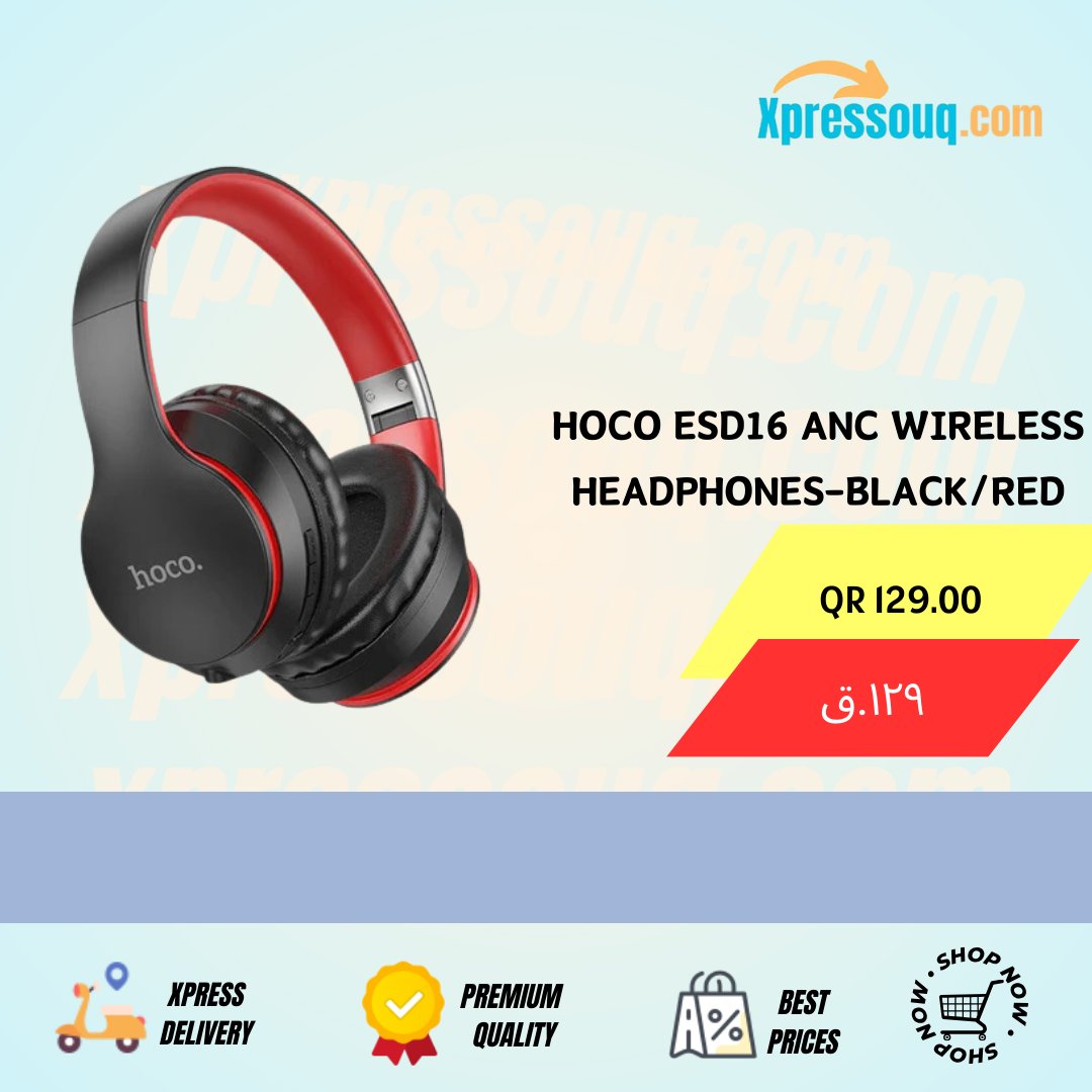Immerse in sound, silence the world

🎯Order Now @ Just QR 129 only 🏃🏻‍
💸Cash on Delivery💸
🚗xpress Delivery🛻

xpressouq.com/products/hoco-…

#HocoESD16 #ANCHeadphones #WirelessAudio #QatarTech #BlackRedHeadphones #QatarGadgets #NoiseCancelling #QatarSound #WirelessHeadphones