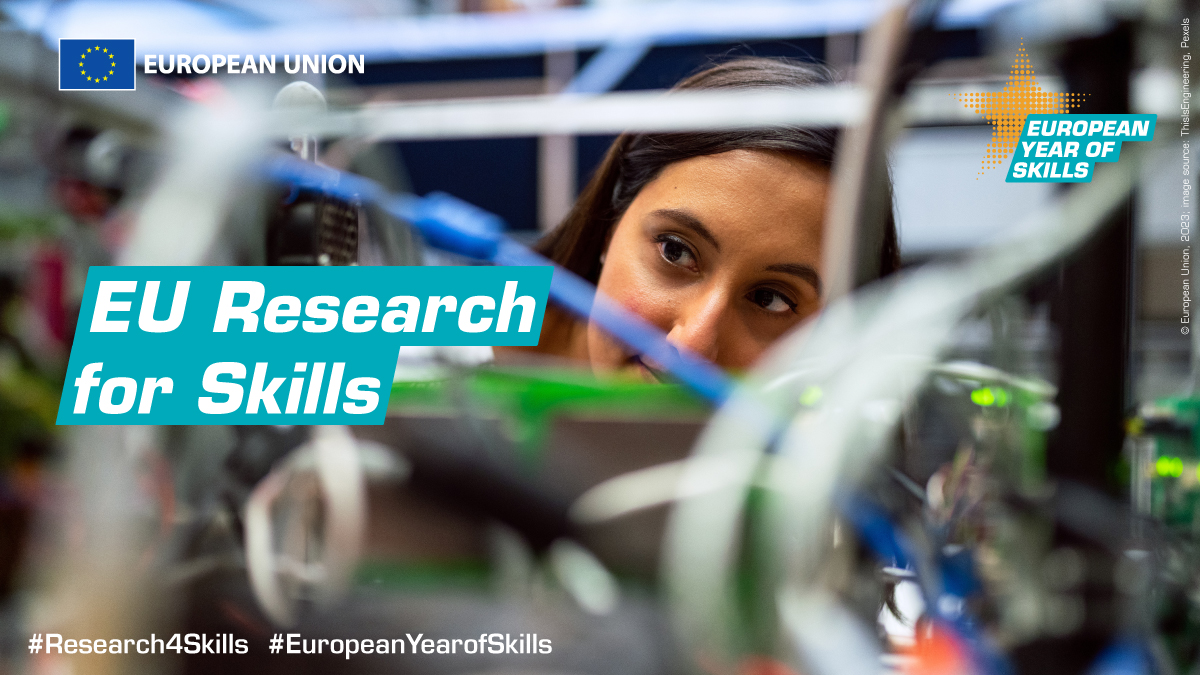 The 'European Year of Skills - what comes next?' marks the closing of the #EuropeanYearOfSkills 🤸

@REA_research we support 446 projects working with €1.1 billion in EU contributions that support skills! 

Acquire #Research4Skills with EU funding: europa.eu/!YB7G8R