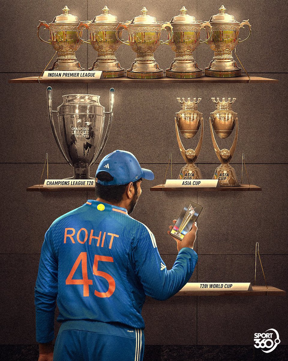 Captain Rohit Sharma has only one birthday resolution 🎂👉🏆