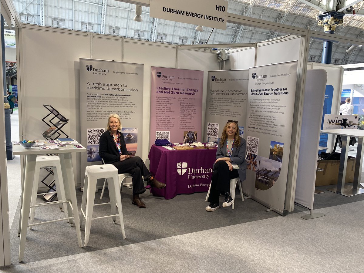 We’re here at @_InnovationZero for the next two days - please come and see us at Stand H10. We’re here to talk energy, innovation and the netzero transition #netzero #decarbonisation @EPSRC #netzeroresearch